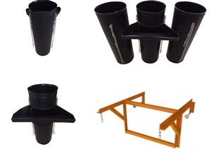 Foto - Dutos para Entulhos de Obra