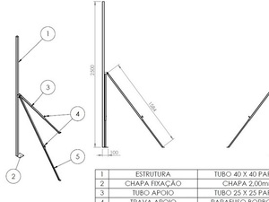 Foto - Escantilhões Metálicos