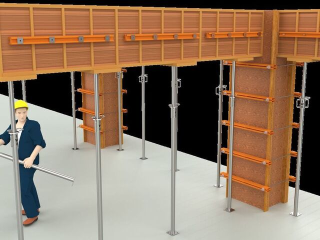 Foto - Escora Metálica Galvanizada para Laje e Viga