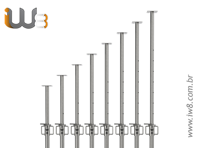 Foto - Escora Metálica Regulável