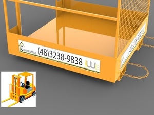 Foto - Fabricação de Cesto para Empilhadeira