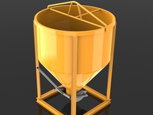 Foto - Funil de Descarga de Concreto