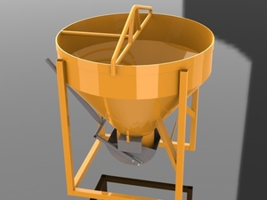 Foto - Funil para Concreto