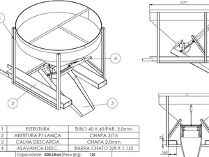 Foto - Funil para Manipulador Telescópico