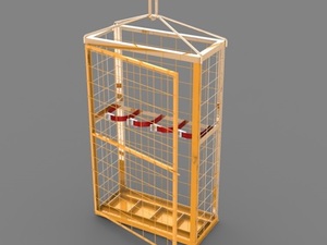 Foto - Gaiola para Armazenamento de Cilindro