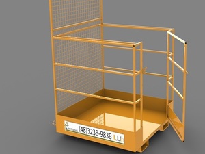 Foto - Gaiola para Eleva&ccedil;&atilde;o com Empilhadeira