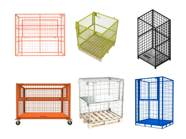 Foto - Gaiolas de Ferro para Transporte