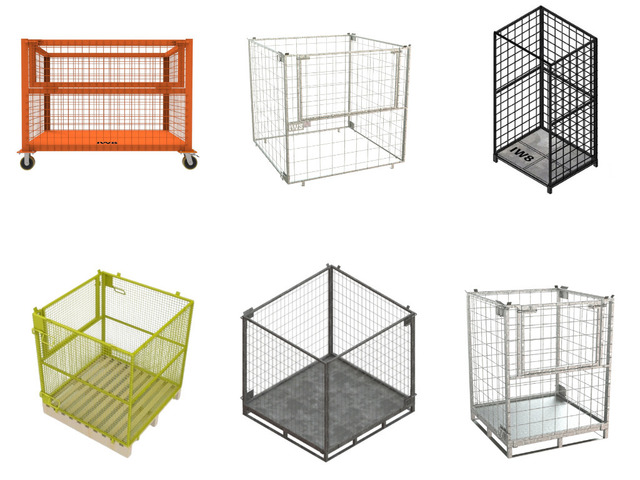 Foto - Gaiolas Metálicas para Armazenagem