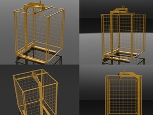 Foto - Garfo Paleteiro com Tela de Proteção