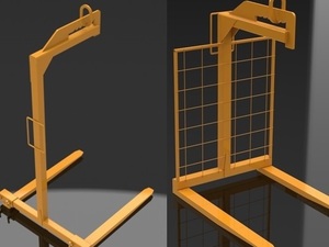 Foto - Garfo Pallet Caminh&atilde;o Munck