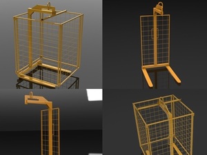 Foto - Garfo Pallet Movimenta&ccedil;&atilde;o Cargas
