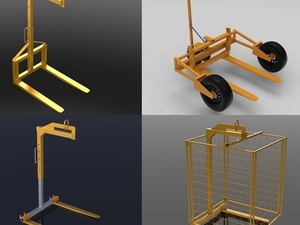 Foto - Garfo Pallet Paleteiro Cerâmicas