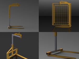 Foto - Garfo para Içamento de Cargas