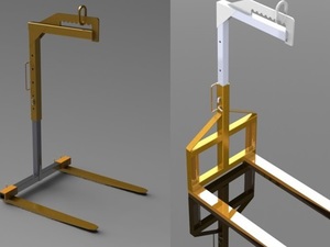 Foto - Garfo Regulável para Munck
