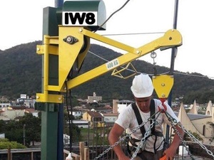 Foto - Guincho de Coluna para Construção Civil