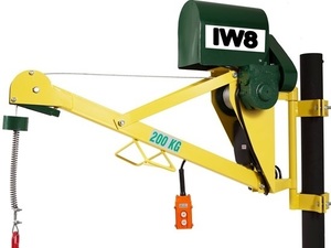 Foto - Guincho Elétrico de Coluna Usado na Construção Civil