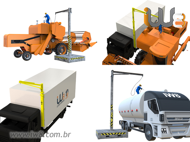 Foto - Linha de Vida para Carga e Descarga de Caminhões