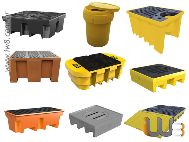 Foto - Pallet de Contenção de Óleo