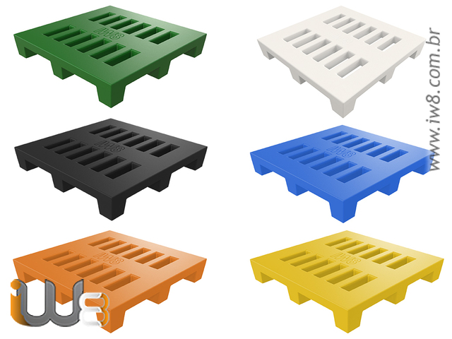 Foto - Pallet Plástico Rotomoldado