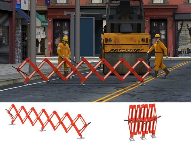 Foto - Barreira Pantográfica Sanfonada para Sinalização