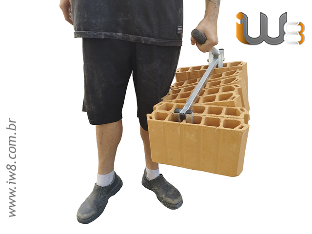 Foto - Pegador de Tijolos e Bloco de Concreto