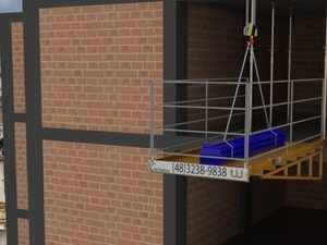 Foto - Plataforma de Descarga com Gruas