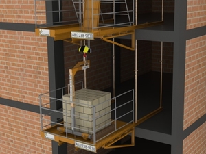 Foto - Plataforma de Descarga no Andar