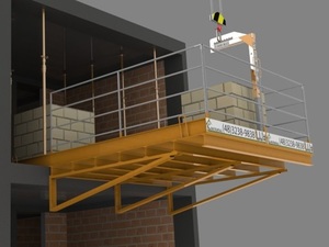 Foto - Plataforma de Descarga para Construção Civil