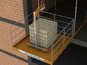 Foto - Plataforma de Descarga para Obras