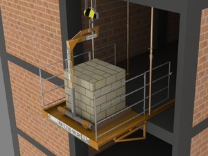 Foto - Plataforma Descarga Material Laje