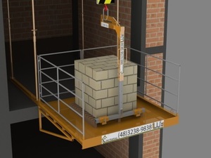 Foto - Plataformas de Descarga com Grua de Torre