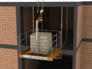 Foto - Plataformas para Descarga no Andar