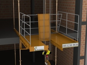 Foto - Ponteira de Descarga Lateral no Andar