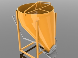 Foto - Silo para I&ccedil;amento com Grua