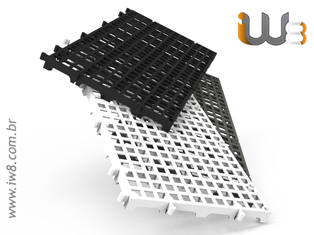 Foto - Tablado de Plástico para Piscina e Banheiro