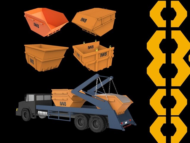 Foto - Caçamba Estacionária para Entulhos