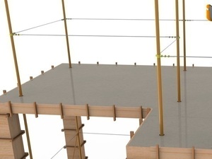 Foto - Varal de Segurança para Proteção Coletiva