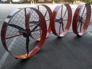 Foto - Ventilador Industrial para Parede de Alta Vazão e Potência 1m