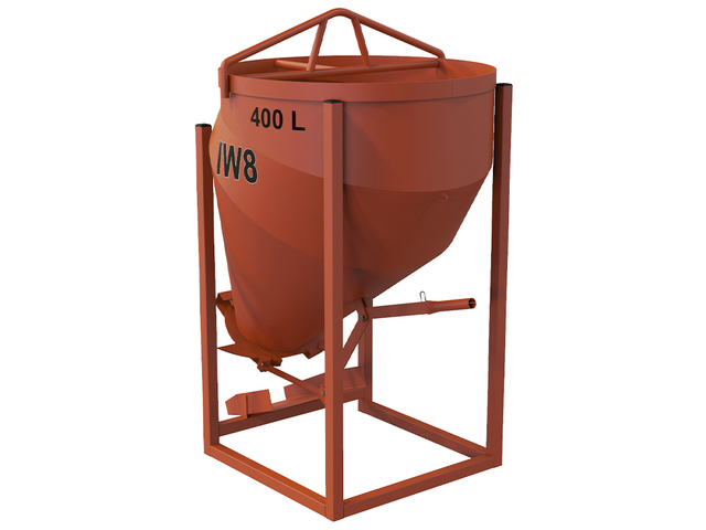 Acessórios de Grua Balde 400l lateral