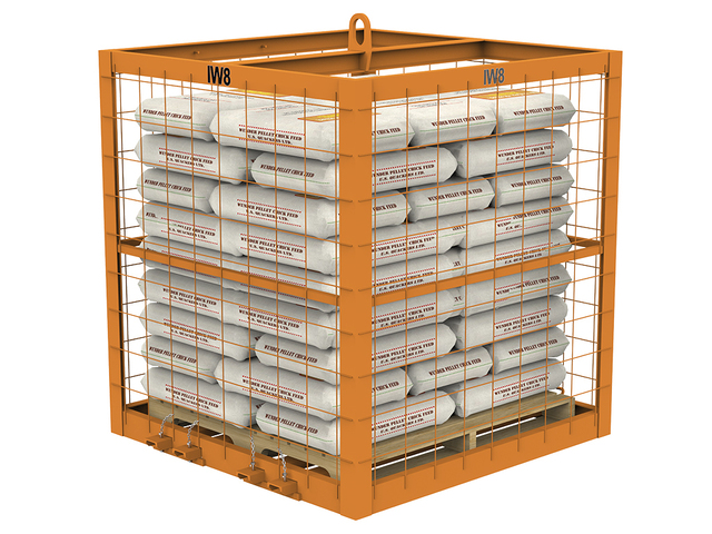 Foto do produto - Gaiola Pallet para Içamento com Grua de Obra