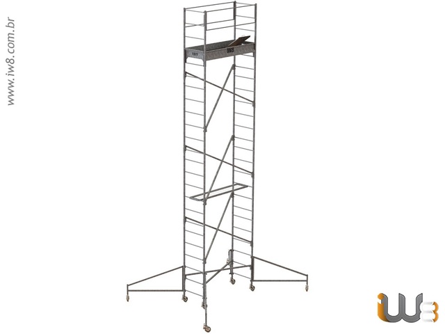 Foto do produto - Andaime Industrial Galvanizado 8m