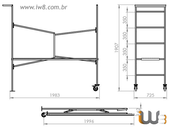 Andaime Dobravel Multiuso