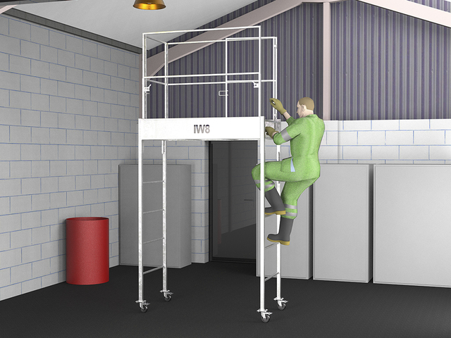 Andaime para Lugares Estreitos 70cm x 1,5m
