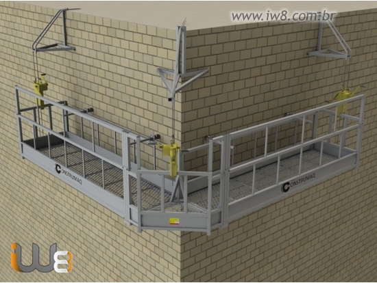 Andaime Suspenso Mecânico Pesado