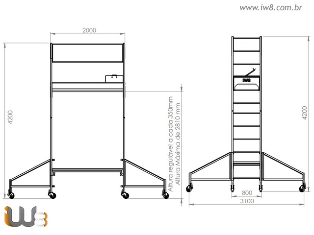 Andaime Tubular Galvanizado