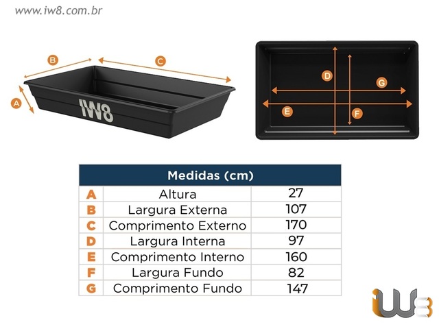 Bacia de Contenção para Líquidos Inflamáveis 340lts