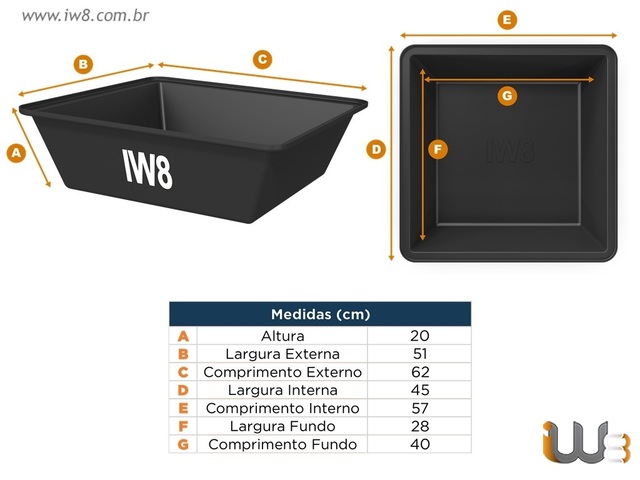 Bacia de Contenção para Produtos Químicos 50L