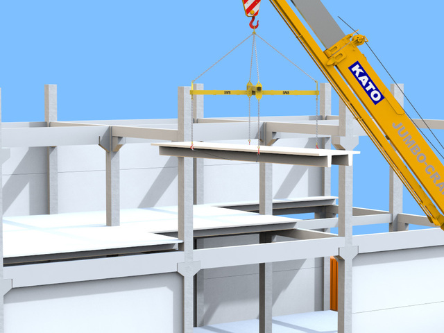 Balancim Corrente Içamento de Carga Travessa H 2ton