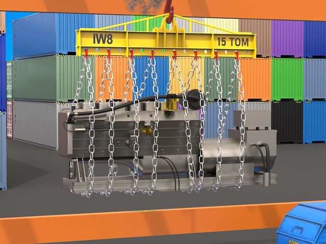 Balancim para Ponte Rolante 15ton 2,5m 16 Olhal