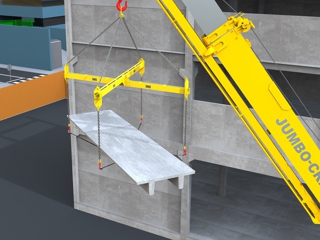 Balancim Tipo H Içamento Pré Moldado Concreto 2ton